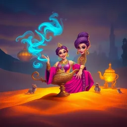 Genie Unbound - Text-based game