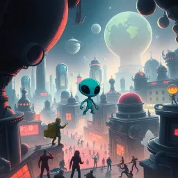 Galactic Outsiders: The Small Ones - Text-based game
