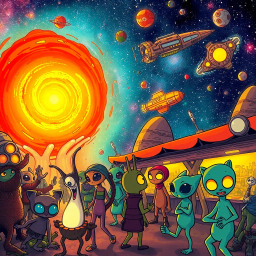 Galactic Shenanigans - Text-based game