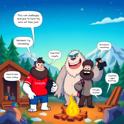 Yeti and the Scouser: Viral Encounters - Text-based game