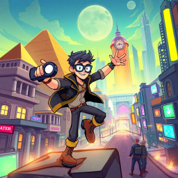 Platformer text games