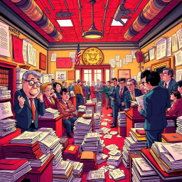 Paper Trail: The Unfolding Story - Text-based game