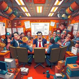 Corporate Catastrophe - Text-based game