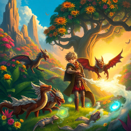 Monstrous Offspring: Tame the Wild - Text-based game