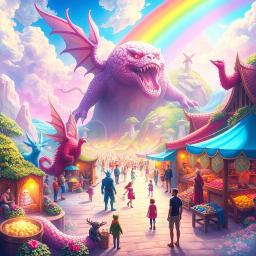 Rainbow Realms: Chronicle of the Shimmering Quest - Text-based game