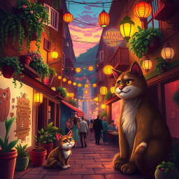 Feline Follies - Text-based game