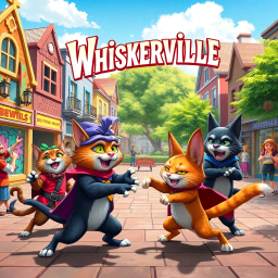 Feline Fisticuffs: The Purrfect Brawl - Text-based game