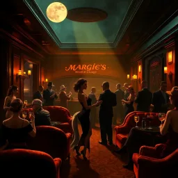 Margie's Moonlit Lounge - Text-based game