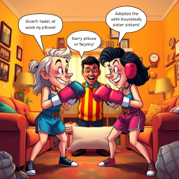 Fierce Family Feuds - Text-based game