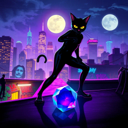 Purrfect Heist - Text-based game