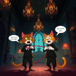 Twisted Ties: Catburglar Rivalry - Text-based game