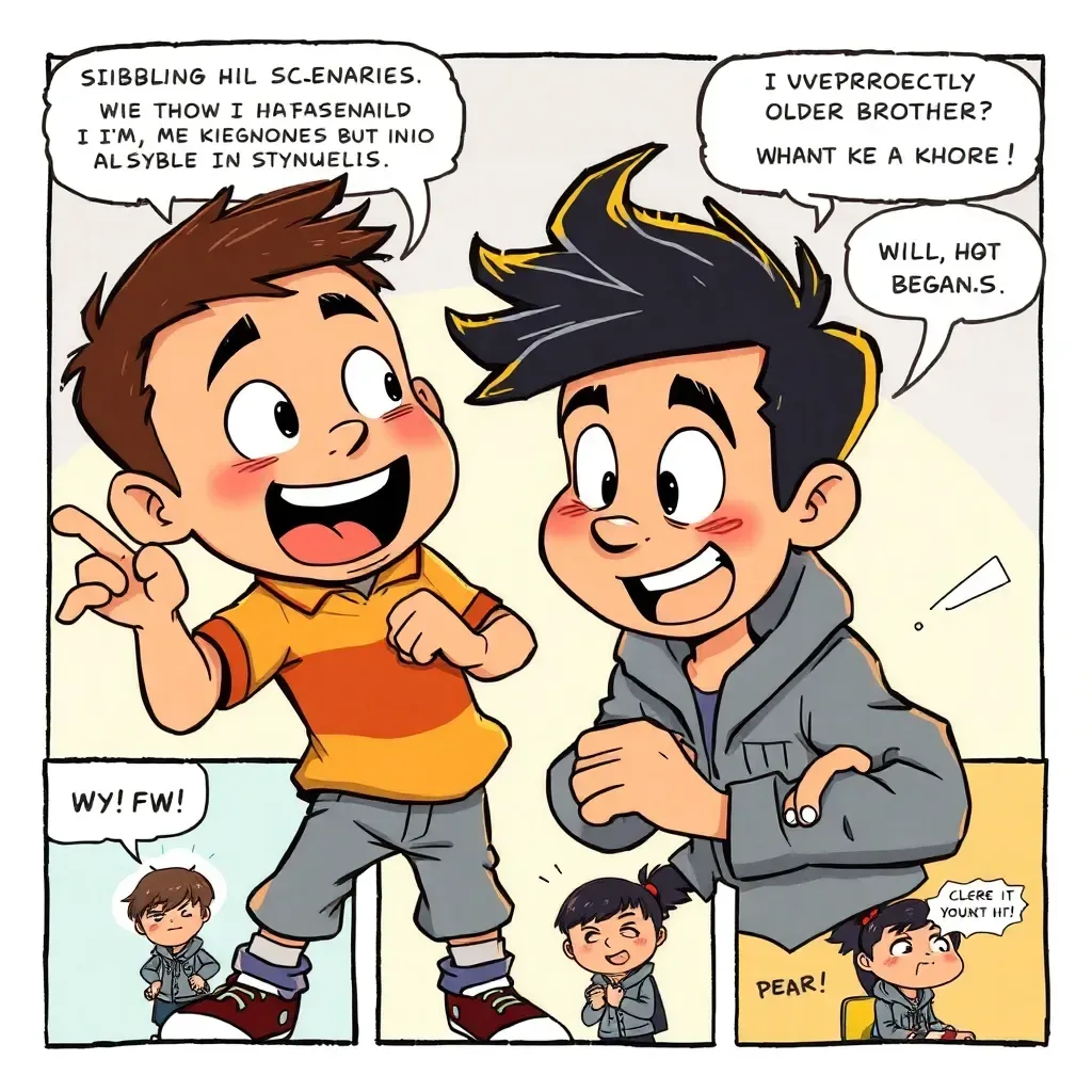 Sibling Showdown: A Spanking Saga