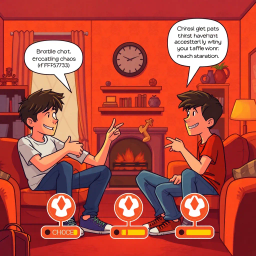 Sibling Showdown: The Consequence Chronicles - Text-based game