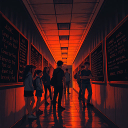 Chalkboard Conspiracies - Text-based game