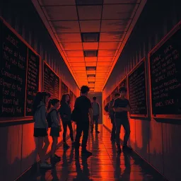 Chalkboard Conspiracies - Text-based game