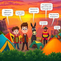 Stevie's Canyon Capers - Text-based game