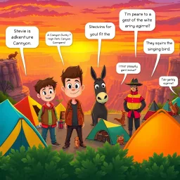 Stevie's Canyon Capers - Text-based game