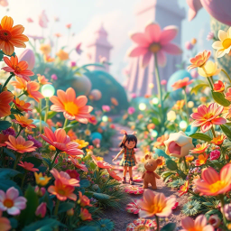 Floral Fantasia: Jup Jup's Quest - Text-based game