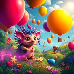 Echidna Mary and the Balloon Bonanza - Text-based game