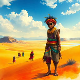 Desert Mirage: The Nomad's Tale - Text-based game