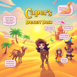 Camelot Capers: Charli's Desert Dash - Text-based game