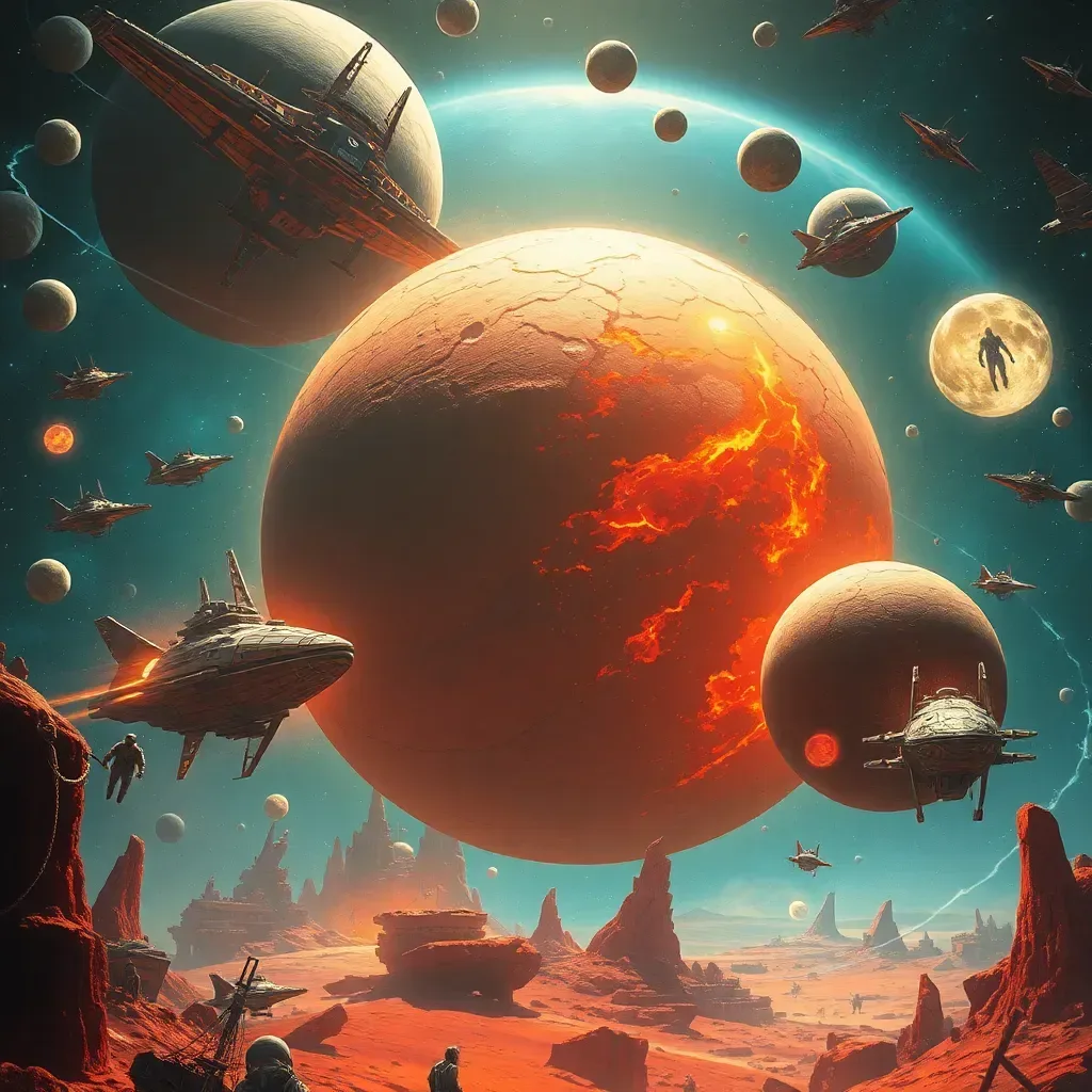 Orbiting Chaos