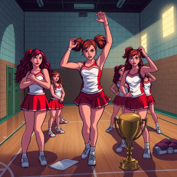 Cheerleaders & Conspiracies - Text-based game