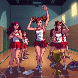 Cheerleaders & Conspiracies - Text-based game