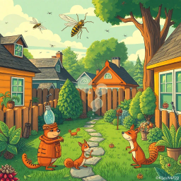 Bucket Brigade: Mosquito Mayhem - Text-based game