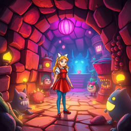 Alice's Dungeon Delights - Text-based game