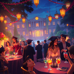 Graduation Gala: The Last Class - Text-based game