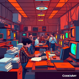 Version Control Chronicles: Chaos & Code - Text-based game