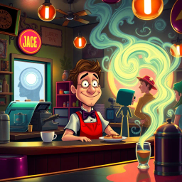 Caffeine Chronicles - Text-based game