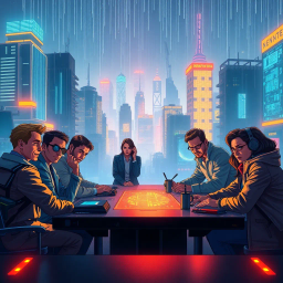 Silhouette Chronicles: The Quantum Heist - Text-based game