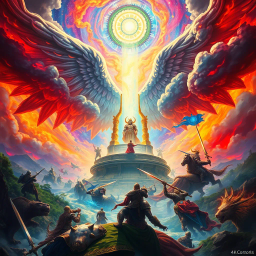 Divine Dominion: The War of the Gods - Text-based game