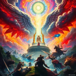 Divine Dominion: The War of the Gods - Text-based game