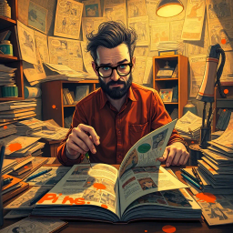 Ink & Intrigue: The Magazine Mysteries - Text-based game