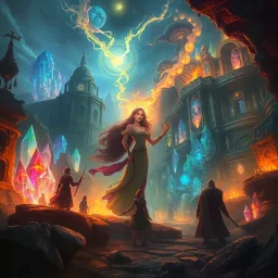 Shadowweavers: Echoes of the Crystal - Text-based game