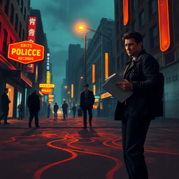 Behind the Badge: Truth Uncovered - Text-based game