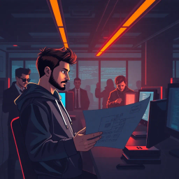 Code Conspiracy: The Developer's Dark Side - Text-based game