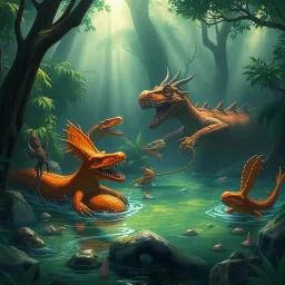 Scavengers of the Swamp - Text-based game