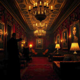 Mistress of the Mansion - Text-based game