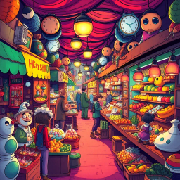 Ink and Iron: The Marketplace Mayhem - Text-based game