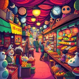 Ink and Iron: The Marketplace Mayhem - Text-based game