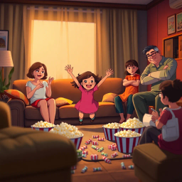 A Night at the Flicks - Text-based game