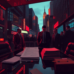 Wall Street Whodunit - Text-based game
