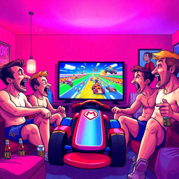 Kart Crashers: Liquid Laps of Madness - Text-based game