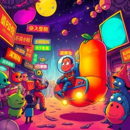 Galactic Delivery Dilemma - Text-based game