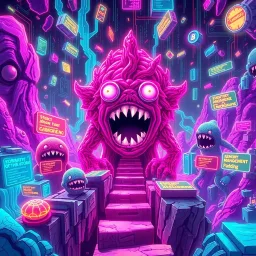 Monster Struct: Debug or Die! - Text-based game