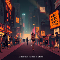 Dystopian Heels - Text-based game